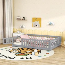 Custom modern furniture baby cribs minimalist design with doors as cheap family bedroom furniture